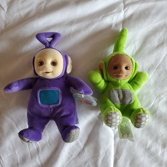 Vintage 1998 Tinky Winky Teletubby AND Dipsy (2016) - Picture 1 of 8